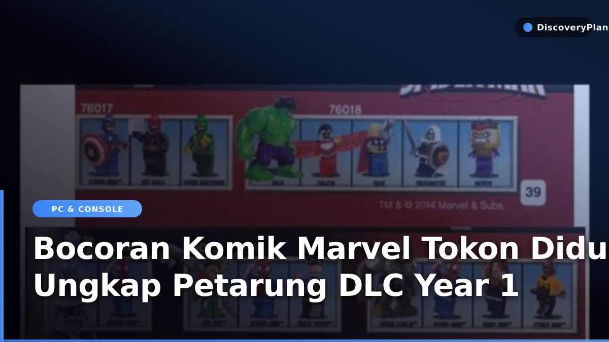 Ilustrasi komik pahlawan super Marvel yang memicu spekulasi DLC Marvel Tokon
