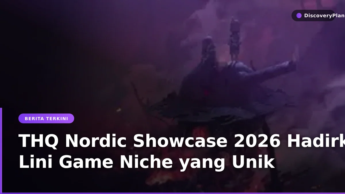 Seseorang memegang stik game saat menyaksikan presentasi video game